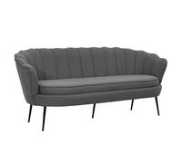 Canapé 3 Places en Tissu "Calais" 180cm Gris