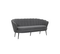 Canapé 3 Places en Tissu "Calais" 180cm Gris