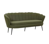 Canapé 3 Places en Tissu "Calais" 180cm Vert