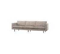 RODEO - Canapé 4 places en velours beige L277 Beige
