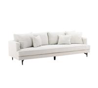Canapé 3 Places en Tissu "Sofia" 260cm Beige