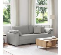 Canapé 3 places Gris nuage 178 cm en tissu