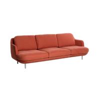 Canapé 3 places Lune™ JH300 pieds en aluminium feet brushed aluminium
