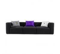 Canapé 3 places Mags 268,5x95,5x67cm legs black stained pinewood