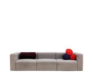 Canapé 3 places Mags 268,5x95,5x67cm legs black stained pinewood