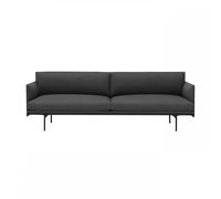 Muuto Outline Canapé 3 Places Remix 163/ Noir