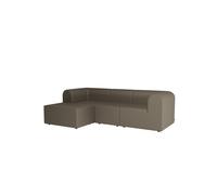Canapé 3 Places Paradigm avec Pouf Côté Gauche RW218-ReWool218