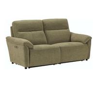 MAZARO - Canapé 3 Places Relax Electrique Tissu Vert Chiné - Altobuy Vert G