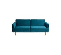 Canapé convertible lit Jack - 3 Places - Bleu canard