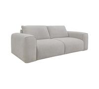 Vente-unique - Canapé 4 Places Convertible Express en Tissu texturé Beige - Couchage 160 cm Matelas 16 cm POGLO