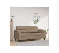 Canapé à 2 places Cappuccino 140 cm Similicuir