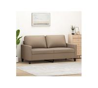 Canapé à 2 places Cappuccino 140 cm Similicuir359141