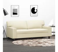 Canapé à 2 Places Siège Causeuse Salon Maison Rouge Bordeaux Similicuir vidaXL