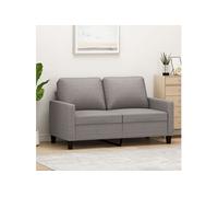 Canapé à 2 places Taupe 120 cm Tissu359162