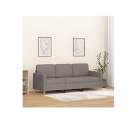 Canapé à 3 places Taupe 180 cm Tissu