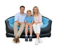 Canapé à air avec accoudoirs et structure renforcée, pliable, canapé à air d'extérieur, mobilier gonflable, pour maison, salon, intérieur et extérieur, camping, voyage, plage, pelouse,