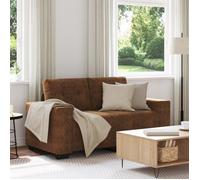 Canapé amoureux Marron 120 cm en simili cuir