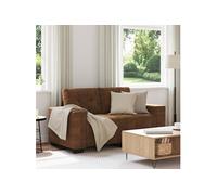 Canapé amoureux Marron 120 cm en simili cuir Marron G