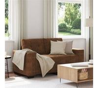 Canapé amoureux Marron 120 cm en simili cuir