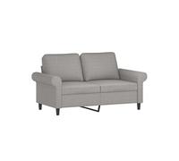 Canape angle fixe en.casa 2 places en tissu gris 152 x 152 x 80 cm