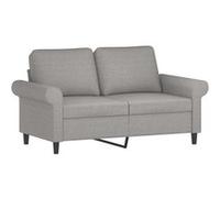 Canape angle fixe en.casa 2 places en tissu gris 152 x 152 x 80 cm gris G
