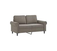 Canape angle fixe en.casa 2 places en velours gris 152 x 152 x 80 cm