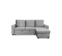 Canape angle fixe paris prix 4 places en velours gris 159 x 230 x 94 cm