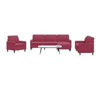 Ensemble de Canapés et Coussins et Traversins Mobilier 4 pcs Velours vidaXL
