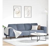Canapé avec coussin 208cm Tissu en velours côtelé Canapé Moderne vidaXL vidaXL