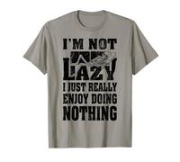 Canapé avec inscription « I'm Not Lazy I Just Enjoy Doing Nothing Skeleton Bones » T-Shirt