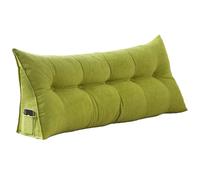 Canapé, Baie Vitrée, Coussin De Lecture, Lit Triangle, Oreiller Wedge, Tête De Lit, Coussin Ergonomique, pour Une Utilisation dans Les Salons Et Les Chambres À Coucher,Vert,47.2 * 7.87 * 19.6in
