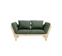 Canapé Beat avec Matelas Karup Design 756 Vert Olive/brut