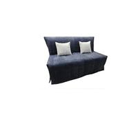 Canapé BZ convertible FLO bleu 160*200cm matelas confort BULTEX inclus
