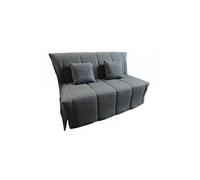 Canapé BZ convertible FLO gris graphite 140*200cm matelas confort BULTEX