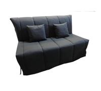 Canapé BZ convertible FLO noir 160*200cm matelas confort BULTEX inclus