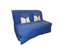 Canapé BZ convertible SOAN bleu 140*200cm matelas confort BULTEX inclus