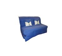 Canapé BZ convertible SOAN bleu 160*200cm matelas confort BULTEX inclus