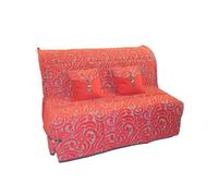 Canapé BZ convertible SOAN rouge 140*200cm matelas confort BULTEX inclus