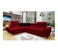 Canapé - Canapé d'angle Comfivo 166 456112 - Rouge - 270x71x202cm