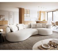 Canapé-Canapé Edina 330x170 cm Bouclé Soft Beige