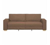 Canapé causeuse/2 PLACES - NANAS - Sofa-2 PERSONNES - Loveseat - Marron 220x80x84cm tissu C5180671