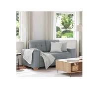vidaXL Canapé causeuse Modèle 4105068 – 120 cm Tissu gris clair