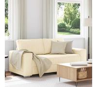 Canapé causeuse gris foncé 160x77x82 cm tissu velours côtelé vidaXL