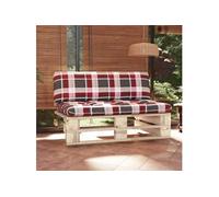 Vidaxl Canap¿¿ Central Palette De Jardin Bois De Pin Impr¿¿Gn¿¿