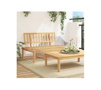 Vidaxl Canapé Central Palette De Jardin Bois Massif D'acacia