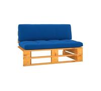 Pin Imprégné de Marron Miel Canapé Central Palette de Jardin Salon vidaXL