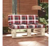 Vidaxl Canap¿¿ Central Palette De Jardin Bois De Pin Impr¿¿Gn¿¿