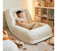 Canapé chaise longue pliable pour les humains et les animaux domestiques - Support réglable à 5 vitesses - Balcon, chambre à coucher, lit pour chien