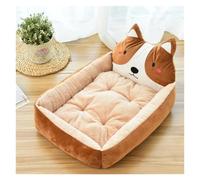 Canapé chaud d'hiver for chiot et chat, lavable, lits for animaux de compagnie, dessin animé, for petits chiens, chats, Yorkies, chenils Katten, produits for animaux de compagnie, accessoires(06,S 50X