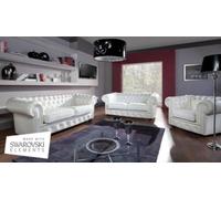 Canapé Chesterfield classique 3+1 places Set Canapé Garniture velours Siège